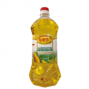 长乐1.8L稻香园丁压榨玉米食用植物调和油（八角瓶6瓶装）