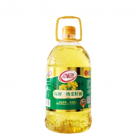四平5L家泰压榨一级菜籽油zhuanli瓶包装