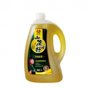 北安5L家泰山茶籽食用植物调和油（磨砂瓶配礼袋）